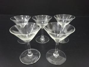 カットカクテルグラス5客